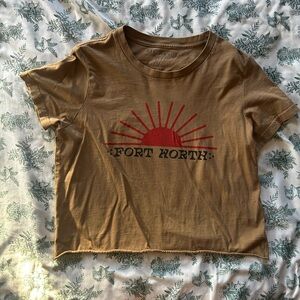 Brown Graphic Tee
